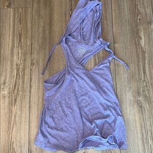 SO Heathered Purple Sleeveless Top